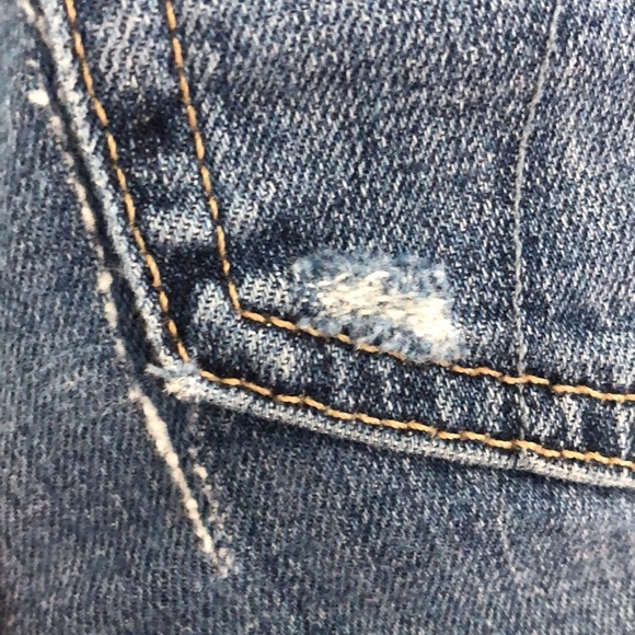 JOE’S Mid Rise Waist Destroyed Ripped & Frayed Keagan Skinny Ankle Jeans Sz 28 - Picture 10 of 12